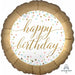 Pastel Confetti Happy Birthday 18" Round Balloon (5/Pk)