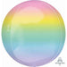 Pastel Ombre Orbz 16" Foil Balloon (3/Pk)