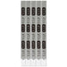 Pattern Wristbands Vip Silver (100/Pkg)