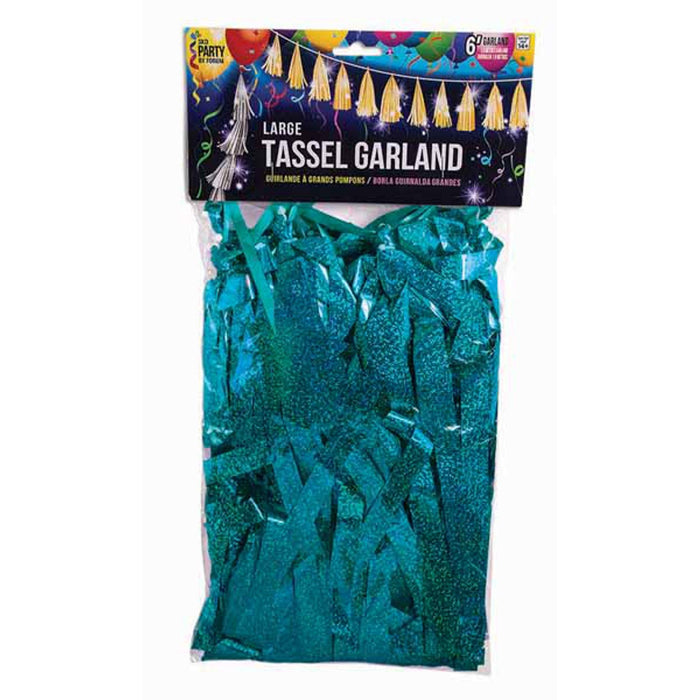 "Peacock Blue Balloon Tassel Pack (12/Pk)"