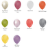 Custom DIY Balloon Garland and Arch Kit with 5, 11 and 18-inch Balloons for Weddings, Birthdays, Gender Reveal Parties - Shimmer & Confetti