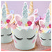 Pink and Blue Unicorn Party Cupcake Decorating Set 24ct