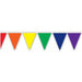 "Rainbow Pennant Banner - 12'10 For Indoor/Outdoor Use"