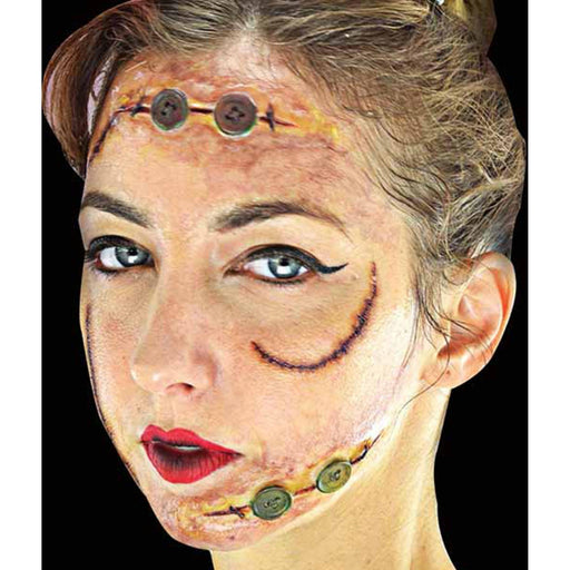 "Realistic 3D Button Makeup Kit"