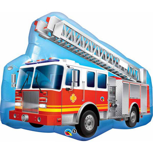 Red Fire Truck Balloon (36" Shape Pkg)