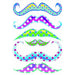 "Regular Polka Glitter Stache By Stachetats"