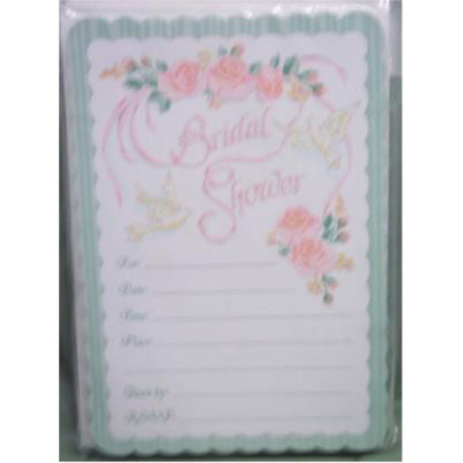 "Ribbons & Roses Invitations - Pack Of 20 (6 Cases)"