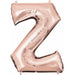 Rose Gold Letter Z 16" Balloon (1/Pk)