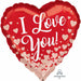 "Rose Gold Heart Balloon Package - 40 Balloons, 18 Inches"