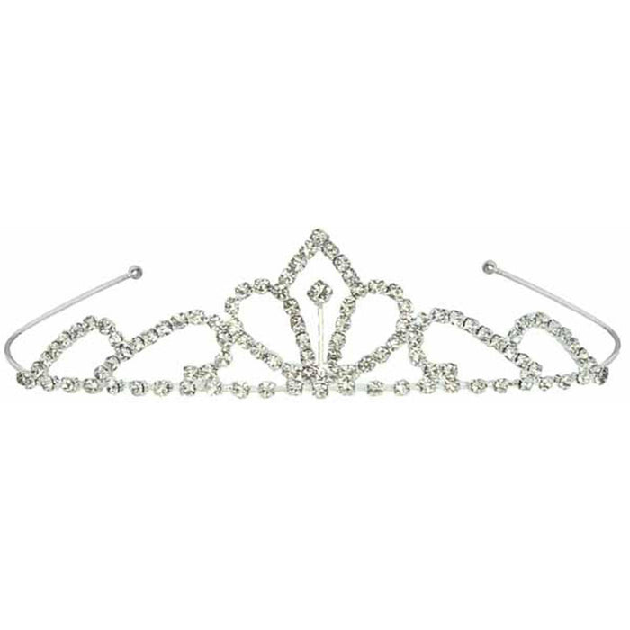 Royal Rhinestone Tiara (1/Pk)