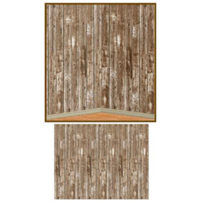 Rustic Barn Siding Backdrop 4'X30'