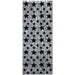 "Shimmering Star Curtain 8'X3' - Black And Silver"