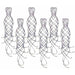 Shimmering Silver Whirls - Pack Of 6 (20'')