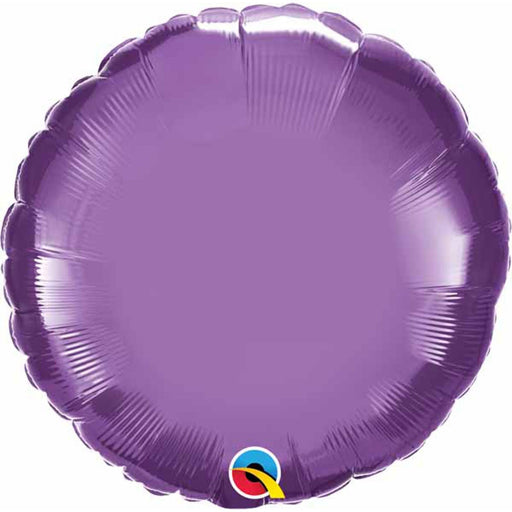 "Shimmering Chrome Purple 18" Mylar Balloon Package"