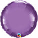 "Shimmering Chrome Purple 18" Mylar Balloon Package"