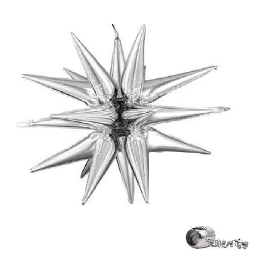 Silver Magic Star Balloon