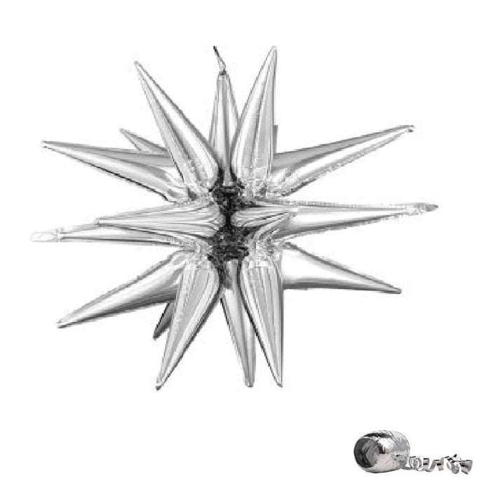 Silver Magic Star Balloon