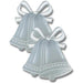 "Silver Wedding Bell Silhouette - 16.5 Inches"