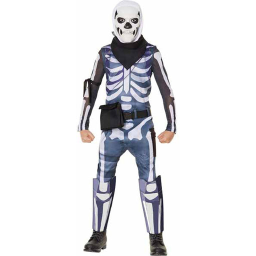 Skull Trooper Youth Size 10-12 Fortnite Costume.