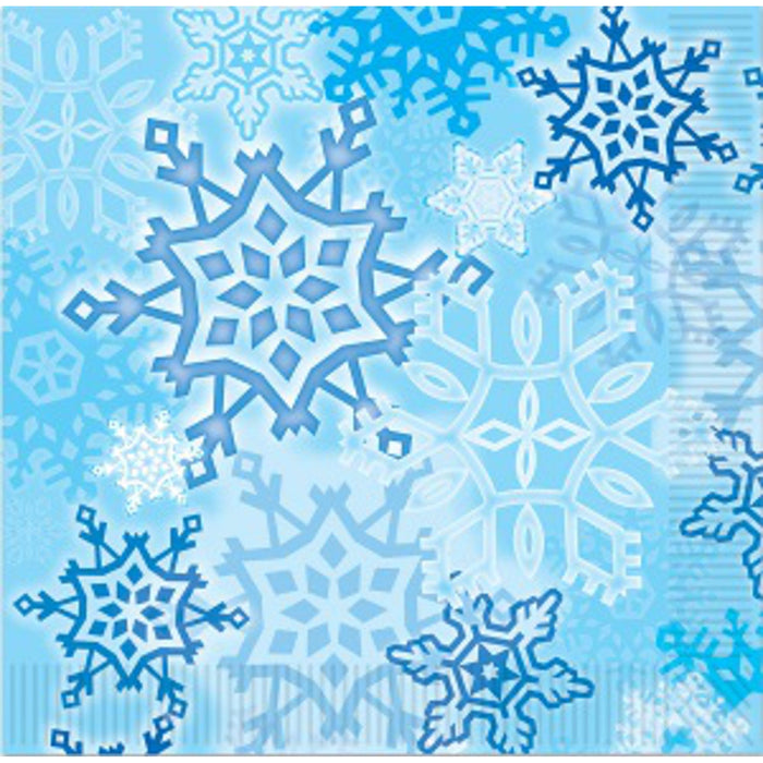 Snowflake Luncheon Napkins - 16/Pkg (2 Ply)