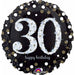 Sparkling Bday 30 Jumbo Holo P40 Balloon
