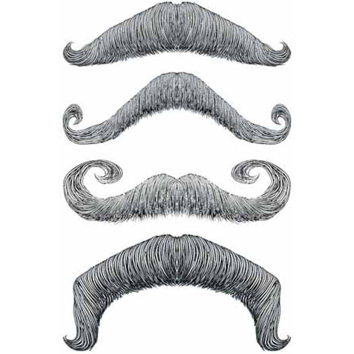 "Stachetats Hairy Glow Stache"