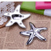 Starfish Bottle Opener Party Favor in Rose Gold and Silver Colors