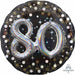 Sparkling 80th Birthday Balloon (1/Pk)