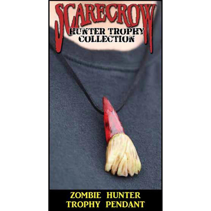 Trophy Zombie Scarecrow Pendant.
