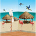 Tropical Hut & Bird Prop Set - 10/P (8"-50")