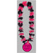 Tropical Party Lei With Naughty Girl Medallions