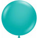 Tuftex 24" Teal Latex Balloons - 25 Count Bag