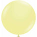 Tuftex Lemonade Yellow 24" Latex Balloons (25/Bag)