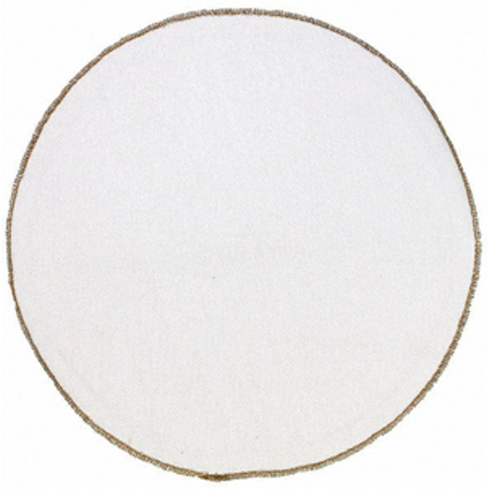 "Tulle Circles With Gold Trim"