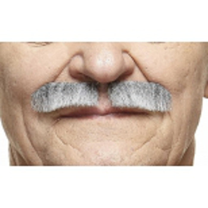 White/Grey Moustache - Costume Accessory