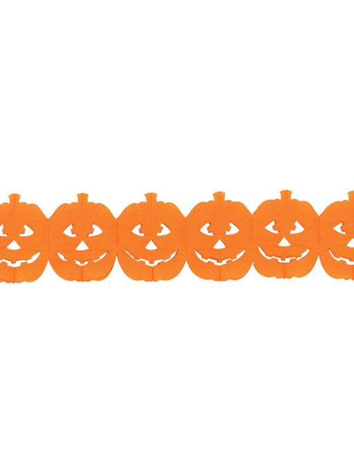 Spooky Jack O Lantern Garland