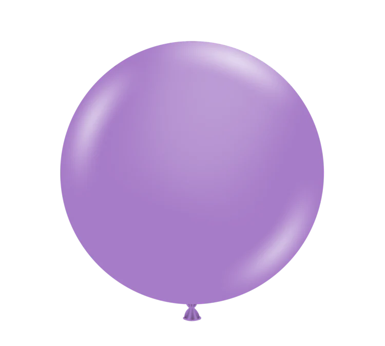 Tuftex Giant Lavender Round Latex Balloons 36″ (2/Pk)