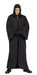 Shadowed Black Hooded Adult Robe (One size 6'/200 lbs) (1/Pk)