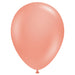 Tuftex Metallic Rose Gold Latex Balloons (100/Pk)