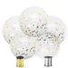 36-inch Giant Gold and Silver Confetti Balloons 5ct - Shimmer & Confetti