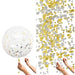 36-inch Giant Gold and Silver Confetti Balloons 5ct - Shimmer & Confetti