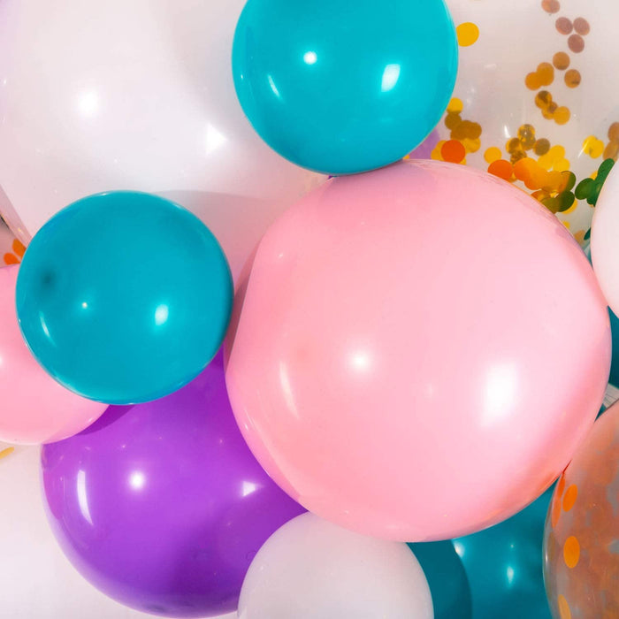10-Foot DIY Mermaid Unicorn Balloon Garland and Arch Kit - Main 5