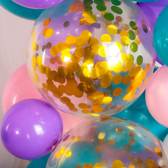 10-Foot DIY Mermaid Unicorn Balloon Garland and Arch Kit - Main 6