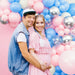 16-Foot DIY Gender Reveal Balloon Garland and Arch Kit - Pink, Blue and Silver - Main 3