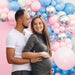 16-Foot DIY Gender Reveal Balloon Garland and Arch Kit - Pink, Blue and Silver - Main 4