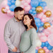 16-Foot DIY Gender Reveal Balloon Garland and Arch Kit - Pink, Blue and Gold - Main 3