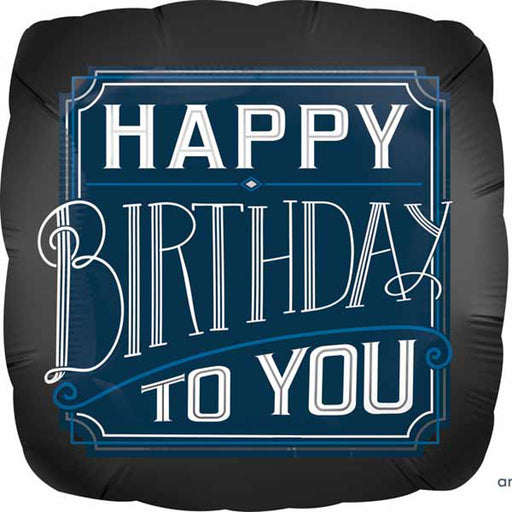 Happy Birthday Man 28" Jumbo Foil Balloon (3/Pk) 