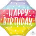 22" Bright & Bold Birthday Balloon (3/Pk)