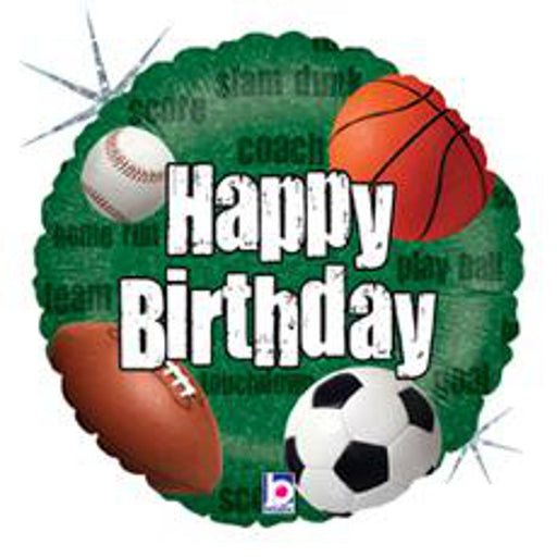 Sports Ball Bday 18"