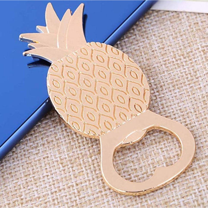 Pineapple Bottle Opener Gold Party Favor
